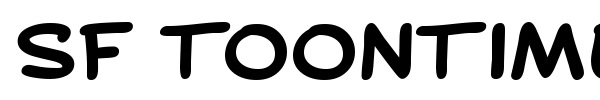 SF Toontime font preview